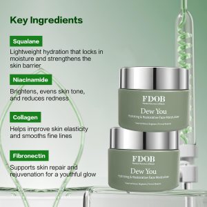 Dew You - Hydrating & Restorative Face Moisturizer - Image 3