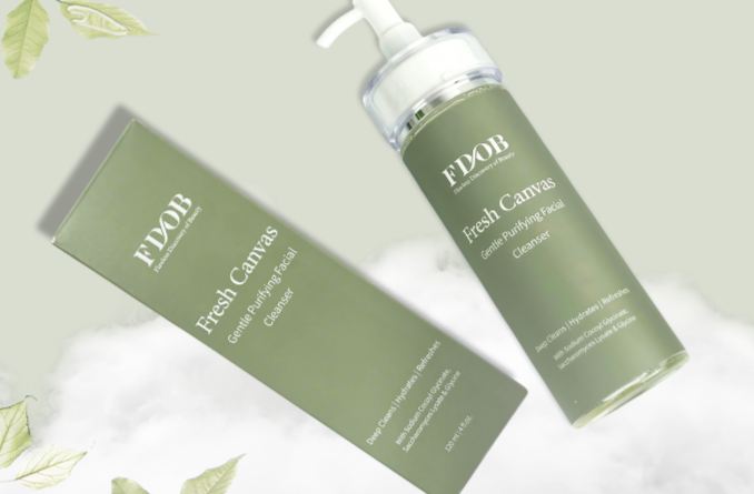 Before and After Using FDOB Dew You Hydrating and Restorative Face Moisturizer