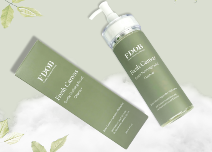 Before and After Using FDOB Dew You Hydrating and Restorative Face Moisturizer